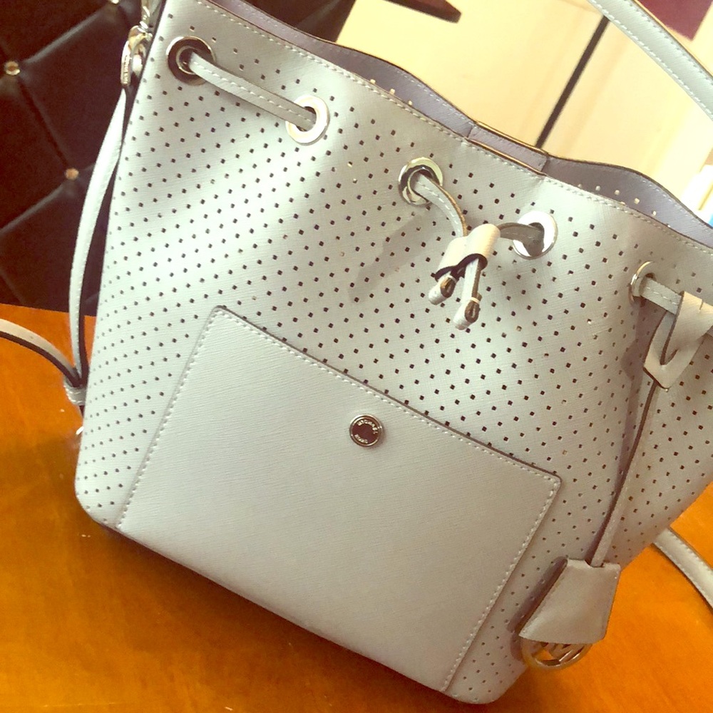 Michael Kors charcoal gray bag